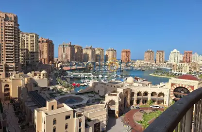 Apartment - 3 Bedrooms - 3 Bathrooms for rent in West Porto Drive - Porto Arabia - The Pearl Island - Doha