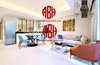 Apartment - 1 Bedroom - 1 Bathroom for rent in Abraj Bay - Abraj Quartiers - The Pearl Island - Doha