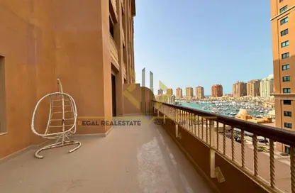 Apartment - 1 Bedroom - 2 Bathrooms for rent in The Pearl Island - Doha