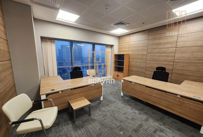 Office Space - Studio - 4 Bathrooms for rent in Marina Tower 27 - Marina District - Lusail