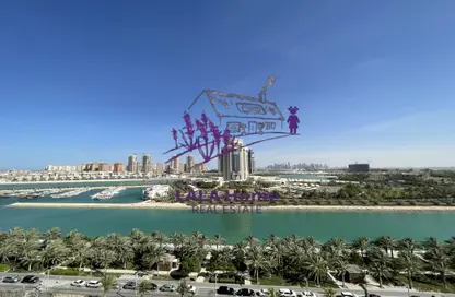 Apartment - 1 Bedroom - 2 Bathrooms for rent in Marina Tower 02 - Marina District - Lusail
