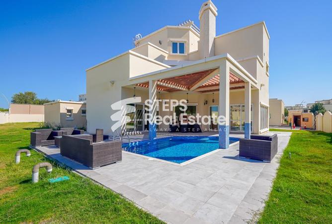 Villa - 6 Bedrooms - 7 Bathrooms for rent in Legtaifiya Lagoon - West Bay - Doha