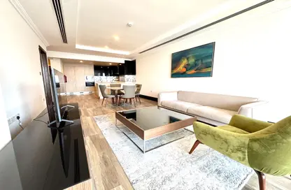 شقة - غرفة نوم - 2 حمامات للايجار في فيفا غرب - فيفا بحرية - جزيرة اللؤلؤة - الدوحة