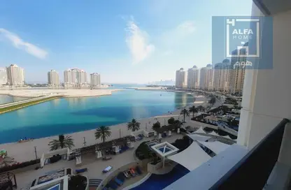 شقة - غرفة نوم - 1 حمام للايجار في فيفا سنترال - فيفا بحرية - جزيرة اللؤلؤة - الدوحة