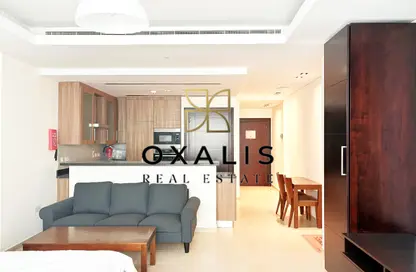 Apartment - Studio - 1 Bathroom for rent in Viva East - Viva Bahriyah - The Pearl Island - Doha