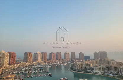 Water View image for: Penthouse - 4 Bedrooms - 6 Bathrooms for rent in East Porto Drive - Porto Arabia - The Pearl Island - Doha, Image 1