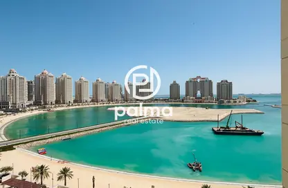 Apartment - 2 Bedrooms - 2 Bathrooms for rent in Viva West - Viva Bahriyah - The Pearl Island - Doha