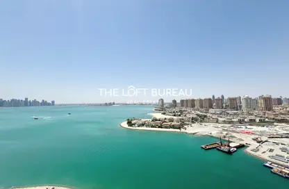 (بنتهاوس  (روف - 4 غرف نوم - 5 حمامات للبيع في فيفا غرب - فيفا بحرية - جزيرة اللؤلؤة - الدوحة