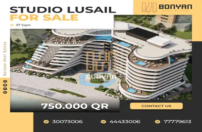 Apartment - 1 Bathroom for sale in Waterfront Residential - The Waterfront - Lusail