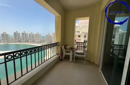 شقة - 2 غرف نوم - 3 حمامات للايجار في فيفا غرب - فيفا بحرية - جزيرة اللؤلؤة - الدوحة