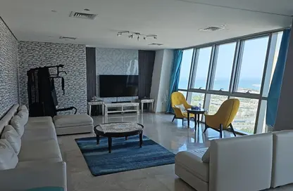 Apartment - 3 Bedrooms - 4 Bathrooms for rent in Zig Zag Tower A - Zig Zag Towers - West Bay - Doha