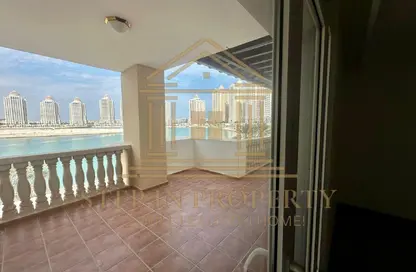 Apartment - 2 Bedrooms - 3 Bathrooms for rent in Viva West - Viva Bahriyah - The Pearl Island - Doha