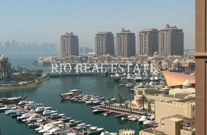 Apartment - 1 Bedroom - 2 Bathrooms for rent in One Porto Arabia - Porto Arabia - The Pearl Island - Doha