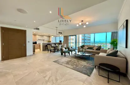 Apartment - 2 Bedrooms - 3 Bathrooms for rent in Marina Tower 12 - Marina District - Lusail