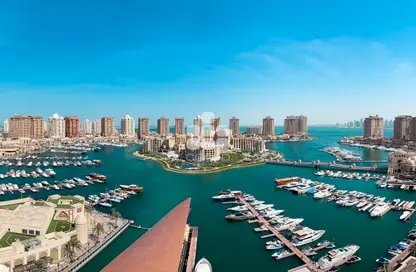 Apartment - 3 Bedrooms - 5 Bathrooms for sale in Bab Al Riviera - Porto Arabia - The Pearl Island - Doha