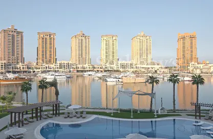 Apartment - 2 Bedrooms - 3 Bathrooms for rent in The St. Regis Marsa Arabia Island - Marsa Arabia - The Pearl Island - Doha