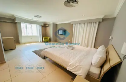 Room / Bedroom image for: Apartment - 1 Bedroom - 2 Bathrooms for rent in Al Zubair Bakkar Street - Al Sadd - Doha, Image 1