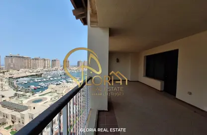 Apartment - 2 Bedrooms - 3 Bathrooms for rent in East Porto Drive - Porto Arabia - The Pearl Island - Doha