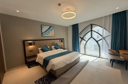 شقة - 2 غرف نوم - 3 حمامات للايجار في البلاج الجنوبي - البلاج - جزيرة اللؤلؤة - الدوحة