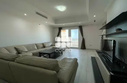 Apartment - 2 Bedrooms - 2 Bathrooms for sale in Tower 10 - Porto Arabia - The Pearl Island - Doha
