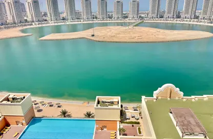 شقة - غرفة نوم - 2 حمامات للايجار في ابراج المتحدة - فيفا بحرية - جزيرة اللؤلؤة - الدوحة