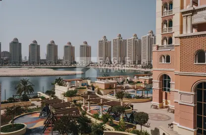 Apartment - Studio - 1 Bathroom for rent in Viva West - Viva Bahriyah - The Pearl Island - Doha