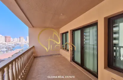 Apartment - 3 Bedrooms - 4 Bathrooms for rent in East Porto Drive - Porto Arabia - The Pearl Island - Doha