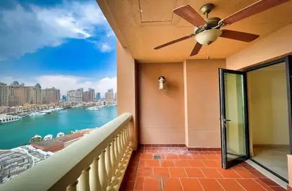 Apartment - 1 Bedroom - 1 Bathroom for rent in Burj Eleganté - Porto Arabia - The Pearl Island - Doha