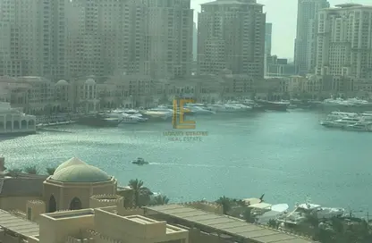 Apartment - 1 Bedroom - 2 Bathrooms for rent in West Porto Drive - Porto Arabia - The Pearl Island - Doha