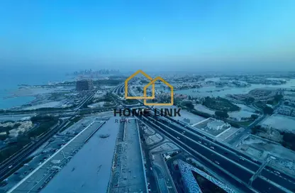 Apartment - 2 Bedrooms - 3 Bathrooms for rent in Zig Zag Tower A - Zig Zag Towers - West Bay - Doha