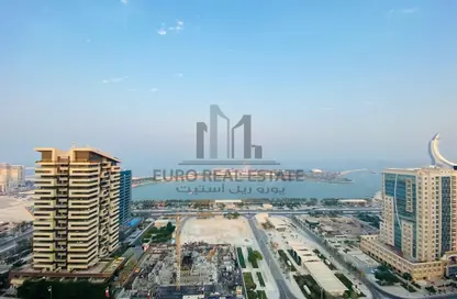 شقة - غرفة نوم - 2 حمامات للايجار في برج مارينا 23 - منطقة المارينا - الوسيل