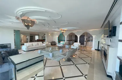 صورة لـ غرفة المعيشة (بنتهاوس  (روف - 7 غرف نوم للايجار في فيفا غرب - فيفا بحرية - جزيرة اللؤلؤة - الدوحة ، صورة رقم 1