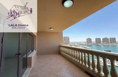 Apartment - 2 Bedrooms - 3 Bathrooms for rent in East Porto Drive - Porto Arabia - The Pearl Island - Doha