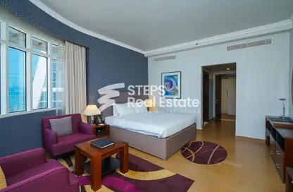 Apartment - Studio - 1 Bathroom for rent in West Bay Tower - West Bay - West Bay - Doha