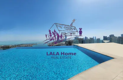 Apartment - 2 Bedrooms - 3 Bathrooms for rent in FJ9 Residential Tower - Marina District - Lusail