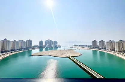 Apartment - Studio - 1 Bathroom for rent in Viva West - Viva Bahriyah - The Pearl Island - Doha