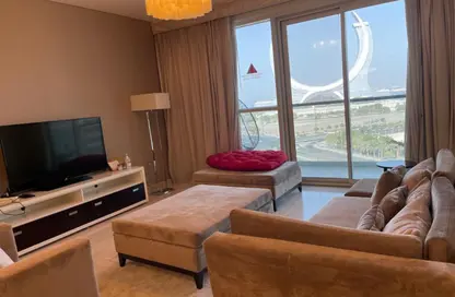 شقة - غرفة نوم - 2 حمامات للبيع في برج داماك مارينا - منطقة المارينا - الوسيل