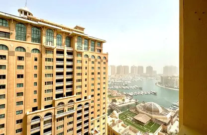 Apartment - 1 Bedroom - 2 Bathrooms for rent in West Porto Drive - Porto Arabia - The Pearl Island - Doha