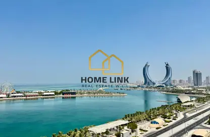 Apartment - 2 Bedrooms - 2 Bathrooms for rent in Marina Tower 02 - Marina District - Lusail