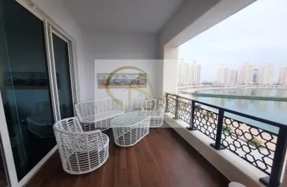 Balcony image for: Apartment - 2 Bedrooms - 4 Bathrooms for sale in Viva West - Viva Bahriyah - The Pearl Island - Doha, Image 1