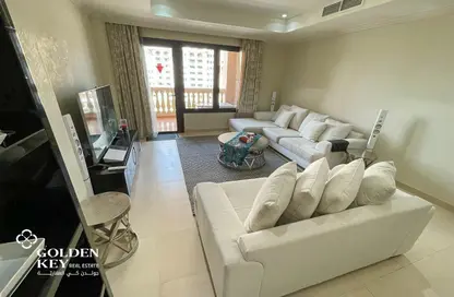 Apartment - 1 Bedroom - 2 Bathrooms for sale in West Porto Drive - Porto Arabia - The Pearl Island - Doha