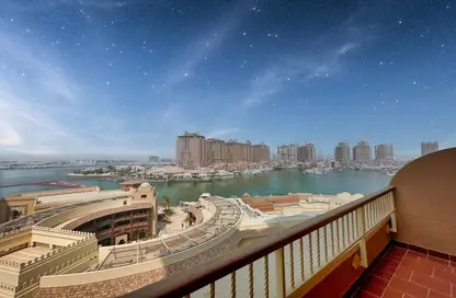 Apartment - 1 Bedroom - 1 Bathroom for rent in Burj Eleganté - Porto Arabia - The Pearl Island - Doha