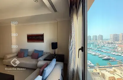 Apartment - 1 Bedroom - 2 Bathrooms for rent in West Porto Drive - Porto Arabia - The Pearl Island - Doha Apartment - 1 Bedroom - 2 Bathrooms for rent in West Porto Drive - Porto Arabia - The Pearl Island - Doha