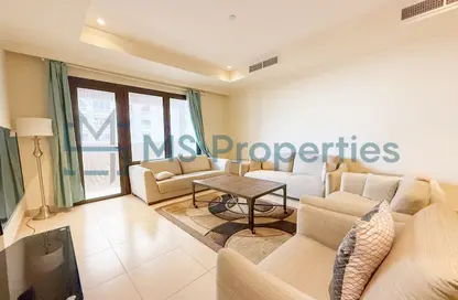 Apartment - 1 Bedroom - 2 Bathrooms for rent in West Porto Drive - Porto Arabia - The Pearl Island - Doha