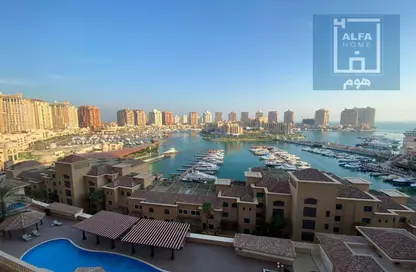 Water View image for: Apartment - 3 Bedrooms - 4 Bathrooms for rent in Tower 9 - Porto Arabia - The Pearl Island - Doha, Image 1
