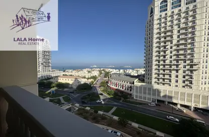 Apartment - Studio - 1 Bathroom for rent in Viva West - Viva Bahriyah - The Pearl Island - Doha