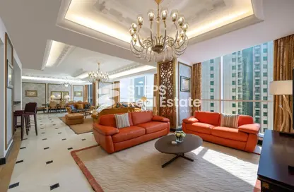 شقة - 3 غرف نوم - 5 حمامات للايجار في فندق دوسيت الدوحة - شارع الدبلوماسي - الخليج الغربي - الدوحة