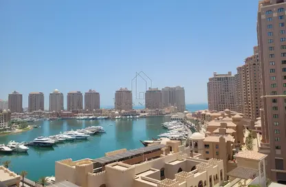Apartment - 2 Bedrooms - 3 Bathrooms for sale in East Porto Drive - Porto Arabia - The Pearl Island - Doha