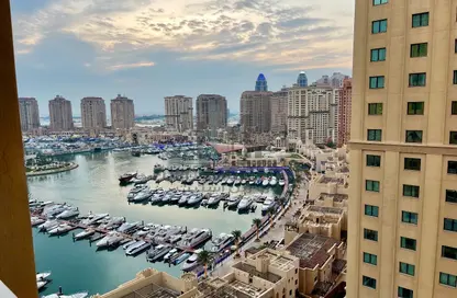 Apartment - 2 Bedrooms - 3 Bathrooms for sale in East Porto Drive - Porto Arabia - The Pearl Island - Doha