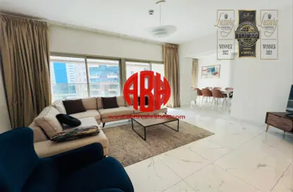 Apartment - 3 Bedrooms - 4 Bathrooms for rent in Barzan Tower - West Bay - West Bay - Doha
